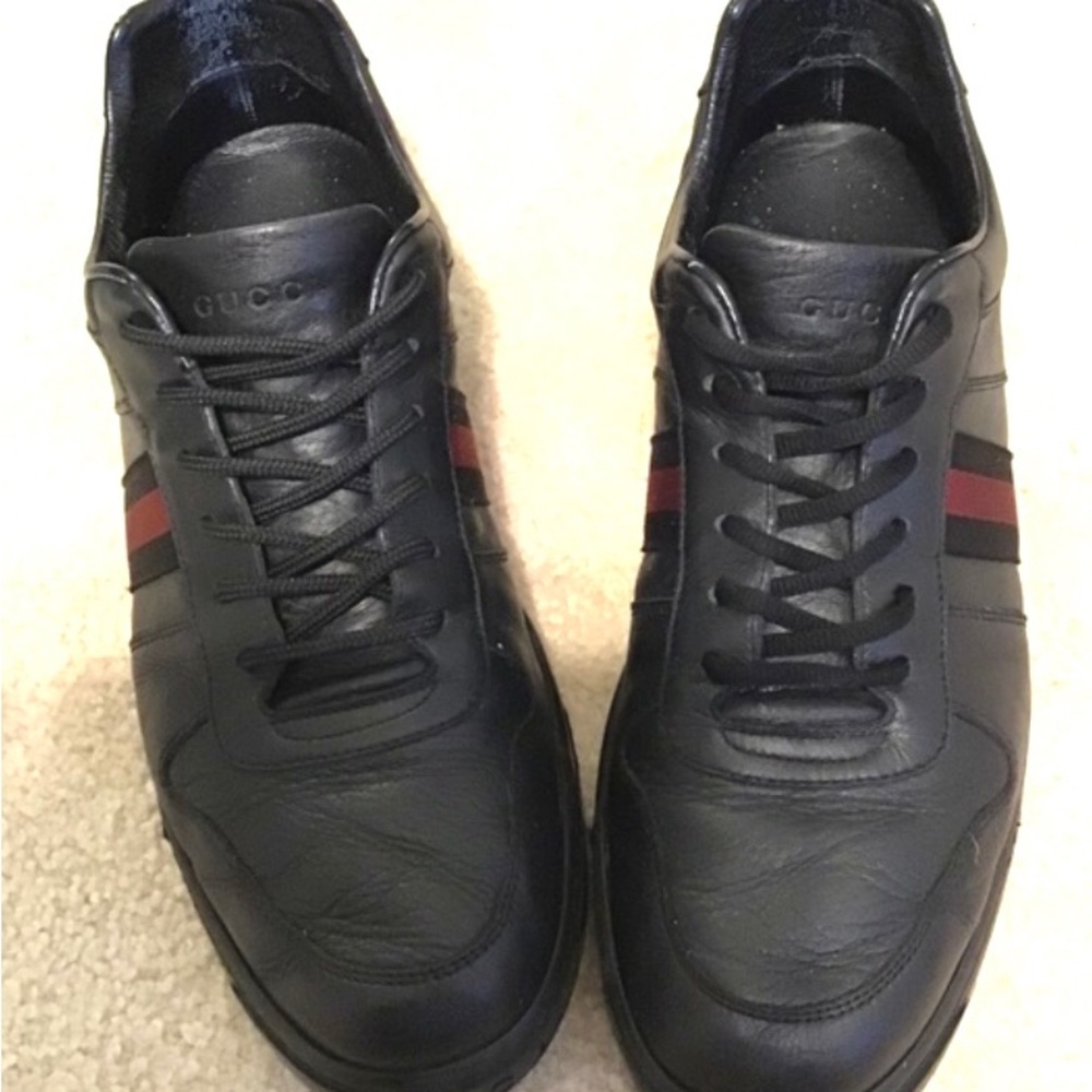 Gucci Leather Sneakers Mens Size 10.5